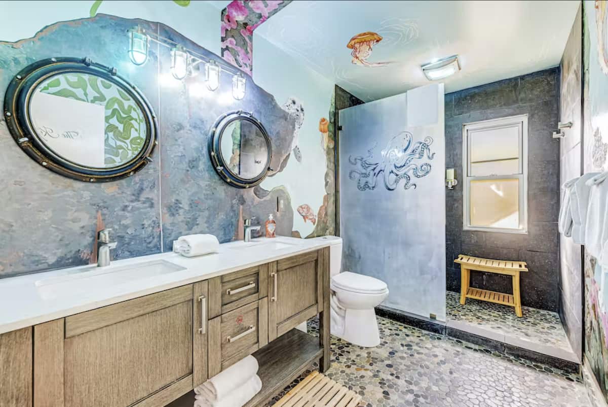 Ocean View at Monterey Bay Airbnb — hot tub deck with Monterey Bay views